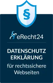 eRecht24 Datenschutz Siegel